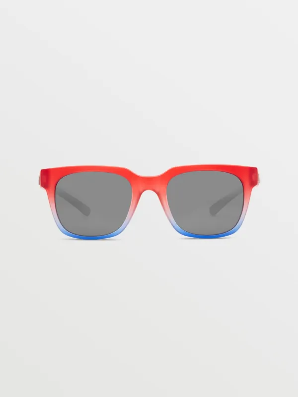 Morph Sunglasses - Stars & Stripes/Silver Mirror sold by Volcom