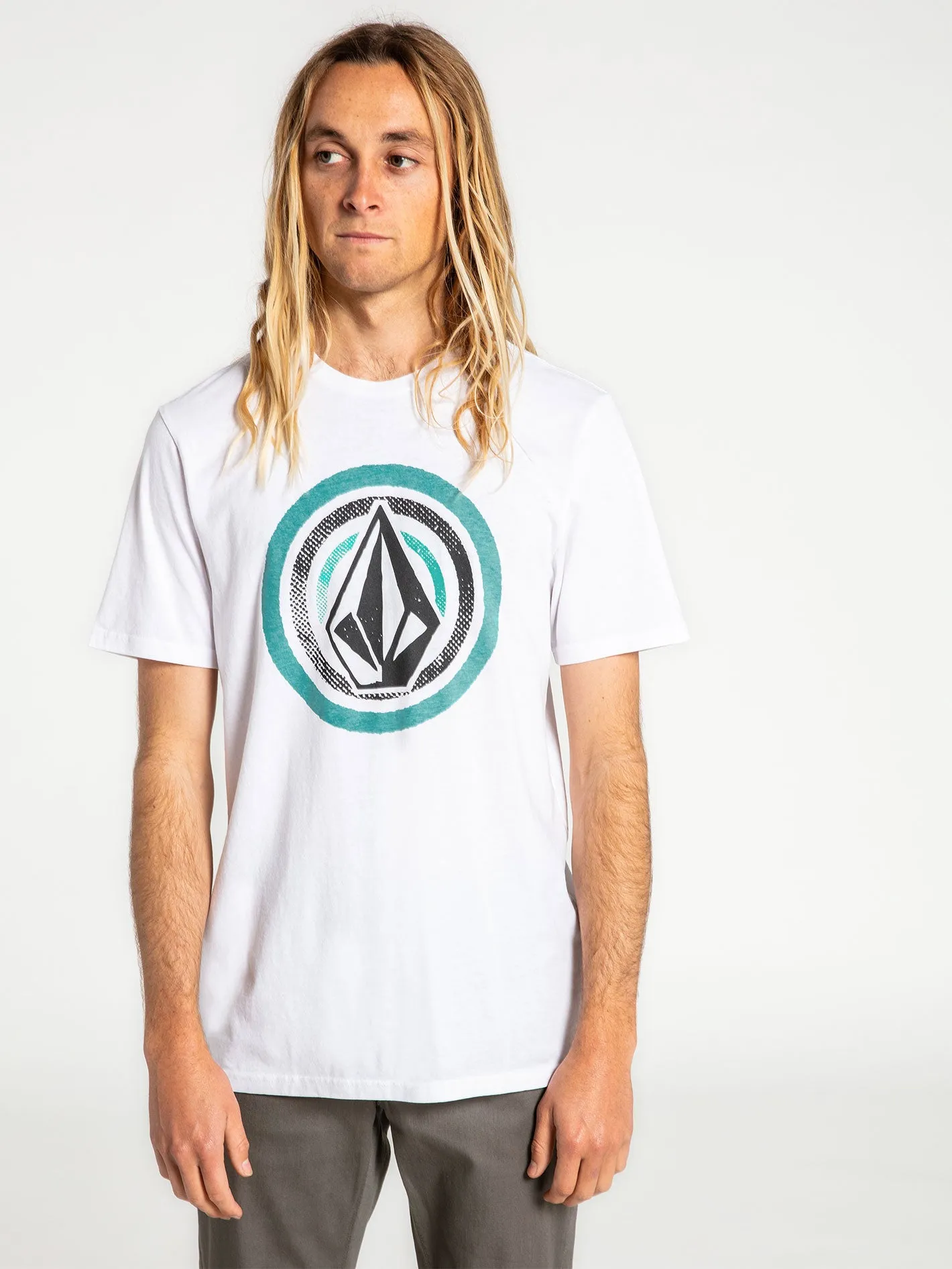 Stonez Eye Short Sleeve Tee - White sold by Volcom