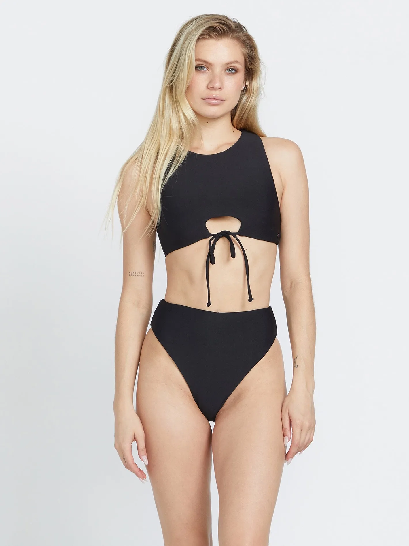 Simply Seamless High Waist Bikini Bottom - Black sold by Volcom product image thumbnail 3