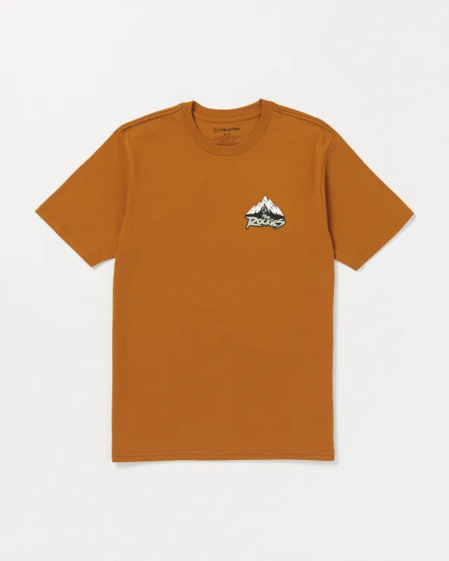 Cliffside Short Sleeve Tee - Chestnut Brown sold by Volcom