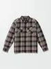 Brickstone Lined Flannel Long Sleeve Shirt - Dirty White sold by Volcom