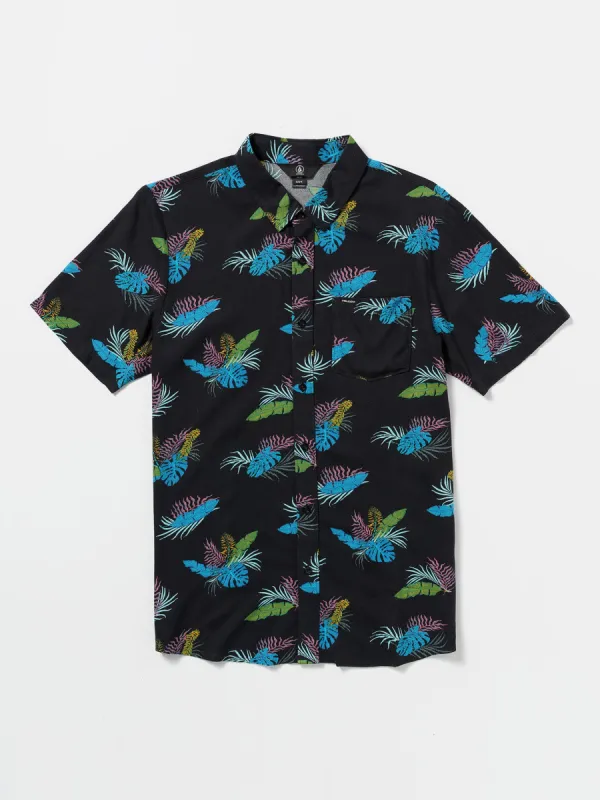High Ball Short Sleeve Woven Shirt - Black sold by Volcom