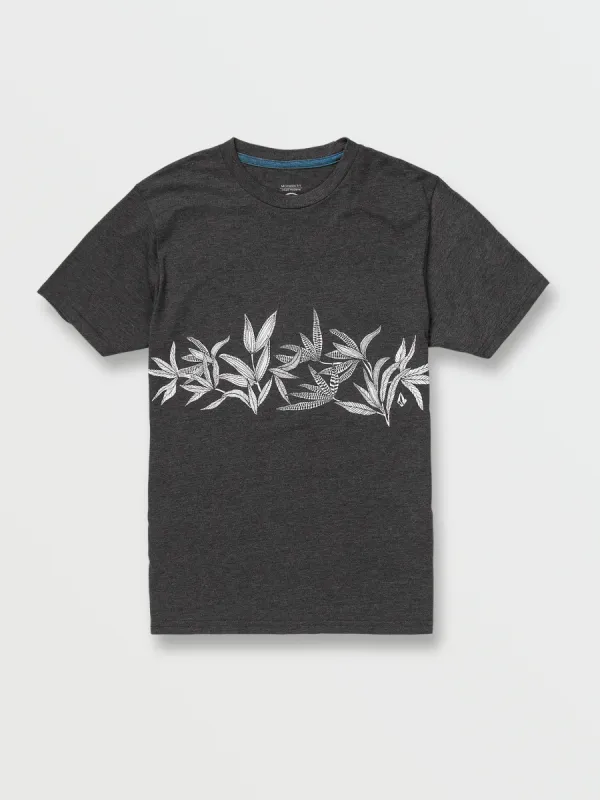 Big Boys Op Leaf Short Sleeve Tee - Dark Black Heather sold by Volcom