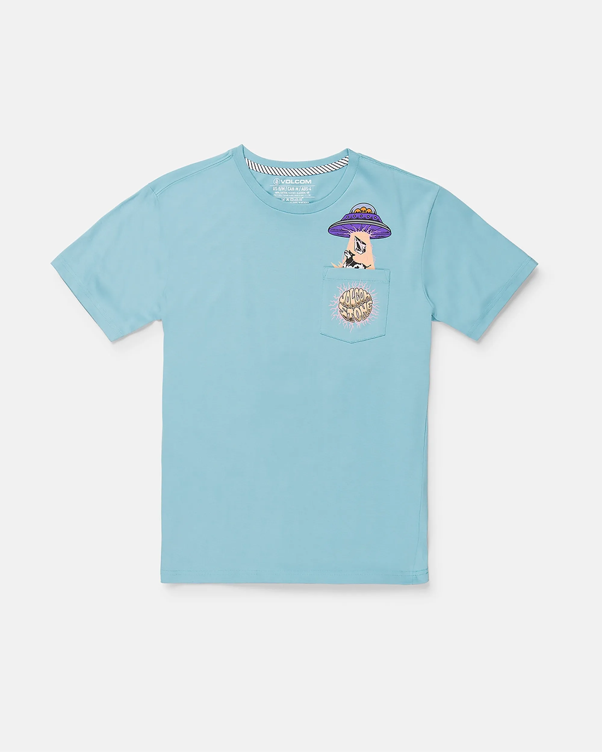 Little Boys Udder Space Short Sleeve Tee - Sea Blue sold by Volcom