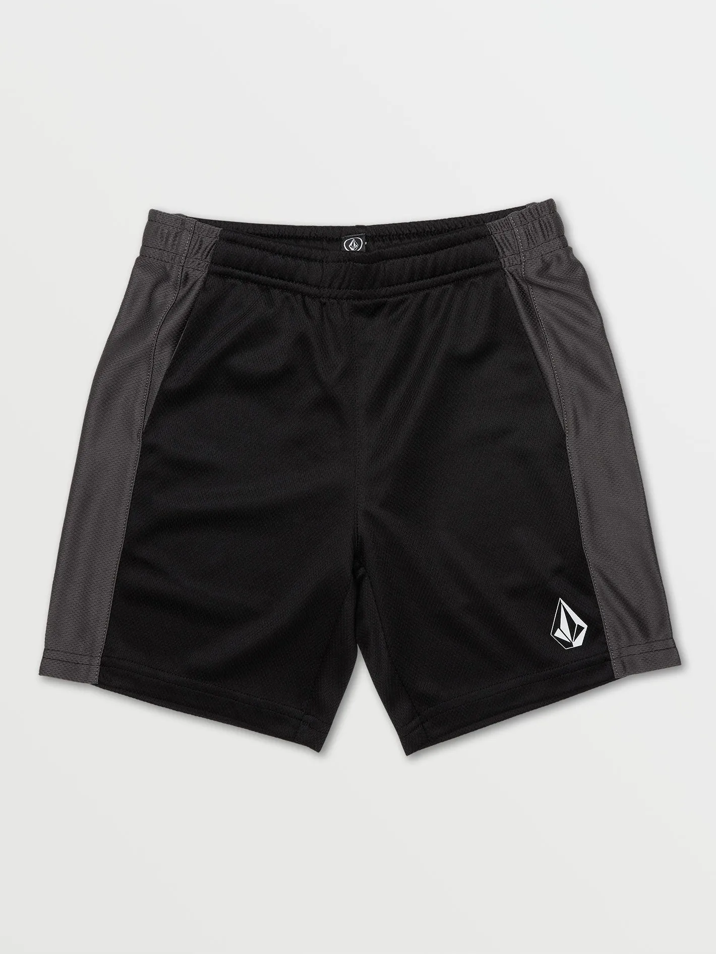 Little Boys Cawloon Mesh Elastic Waist Short - Black sold by Volcom