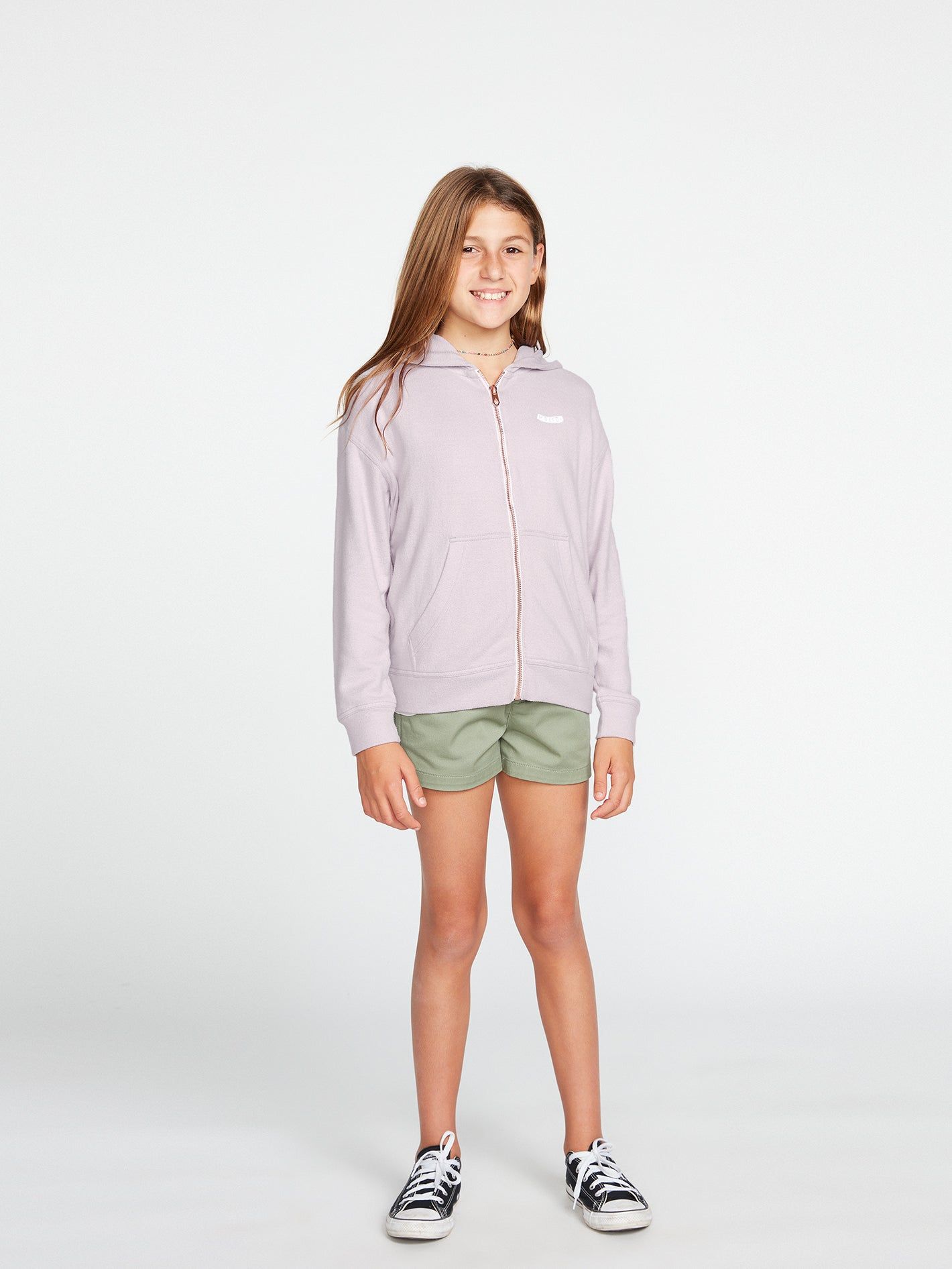 Girls Lived In Lounge Zip Fleece - Lavender sold by Volcom product image thumbnail 4