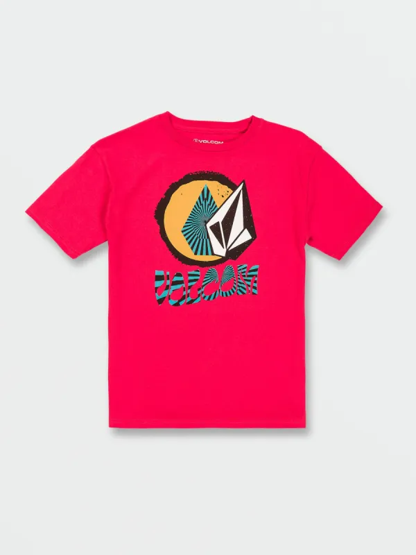 Little Boys Introspex Short Sleeve Tee - Ribbon Red sold by Volcom