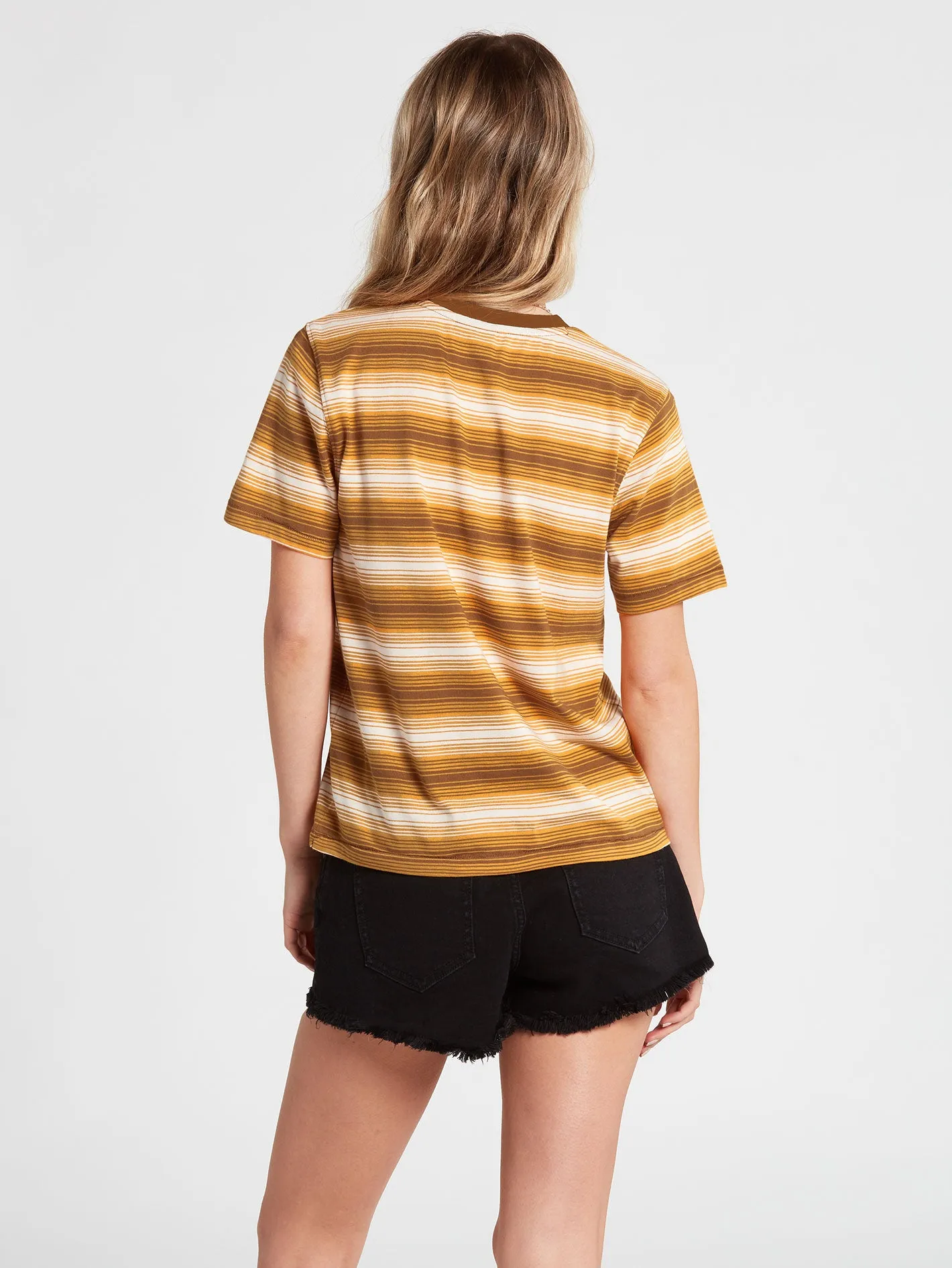 Stacking Up Short Sleeve Tee - Vintage Gold sold by Volcom product image thumbnail 2