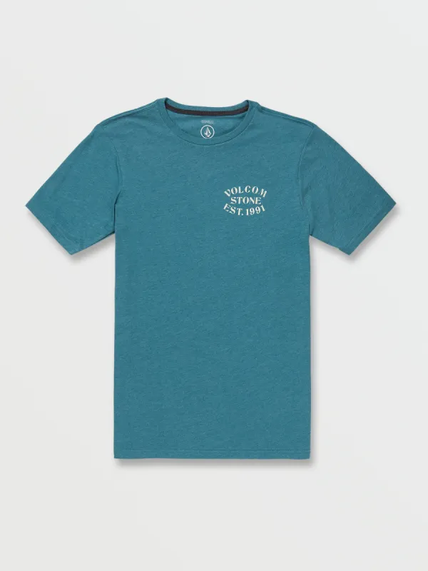 Weegee Short Sleeve Tee - Carribean Heather made by Volcom
