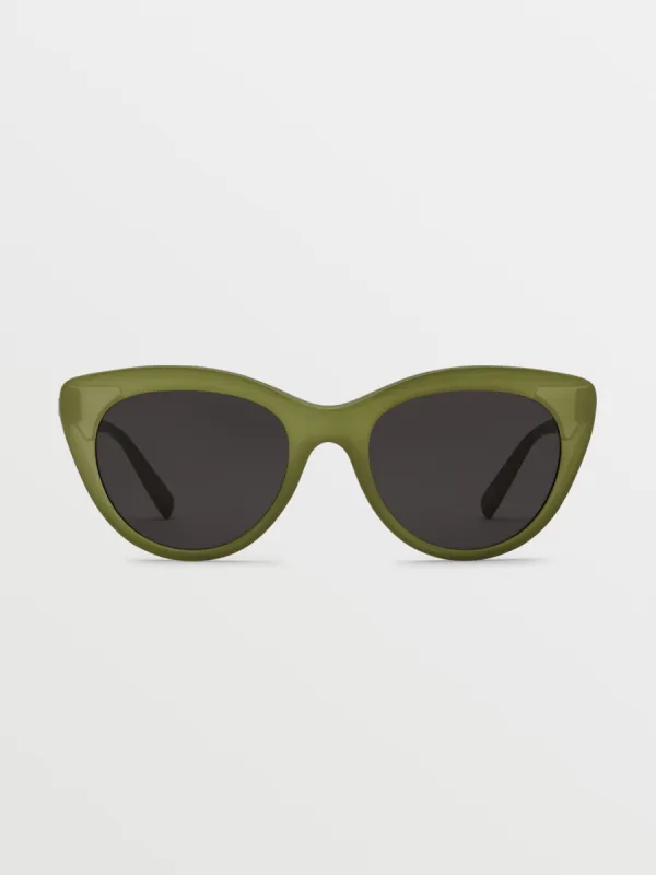 Eyeeye Stone Sunglasses - Dot My Problem/Gray sold by Volcom