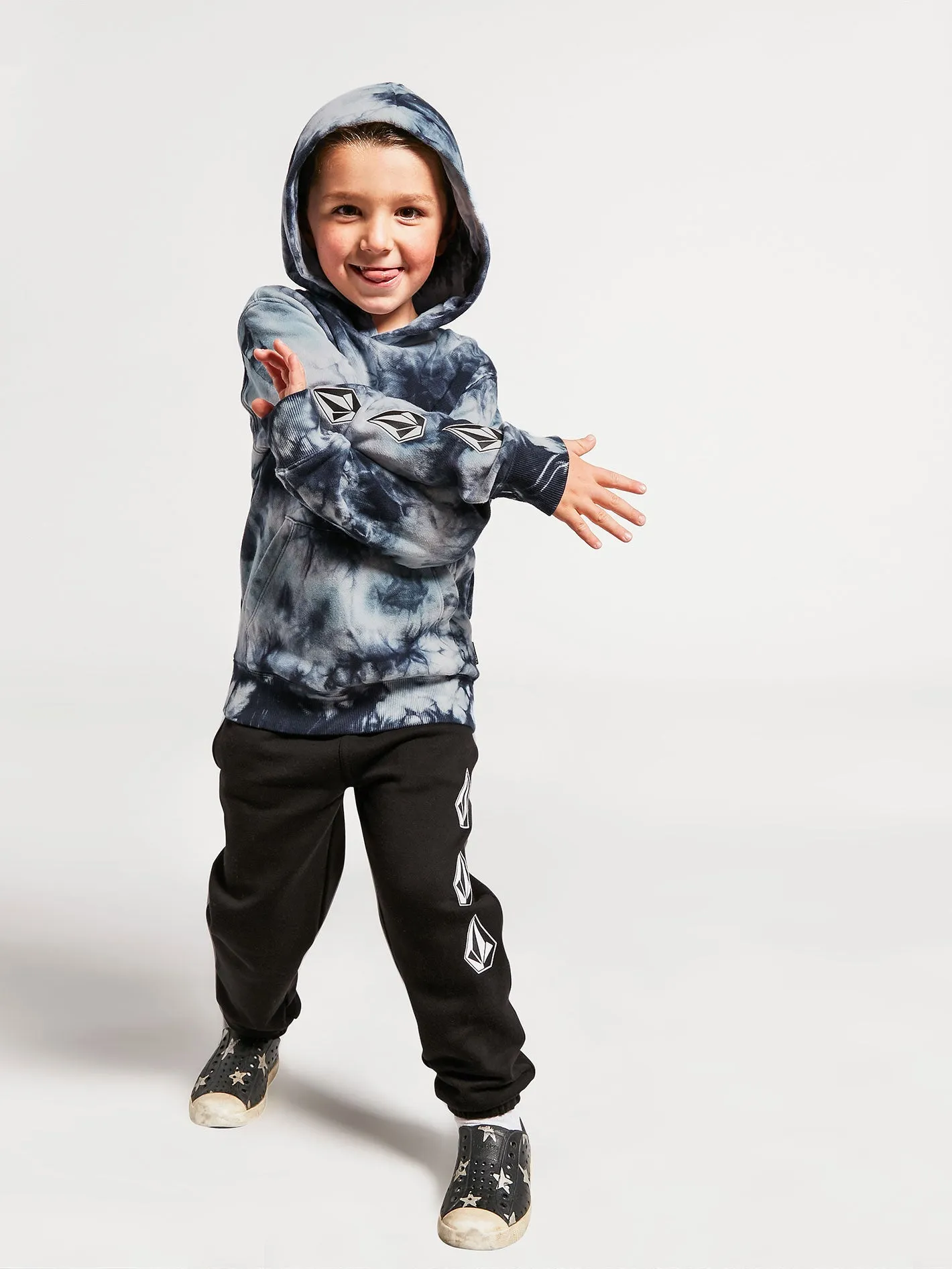 Little Boys Iconic Stone Hoodie - Multi sold by Volcom