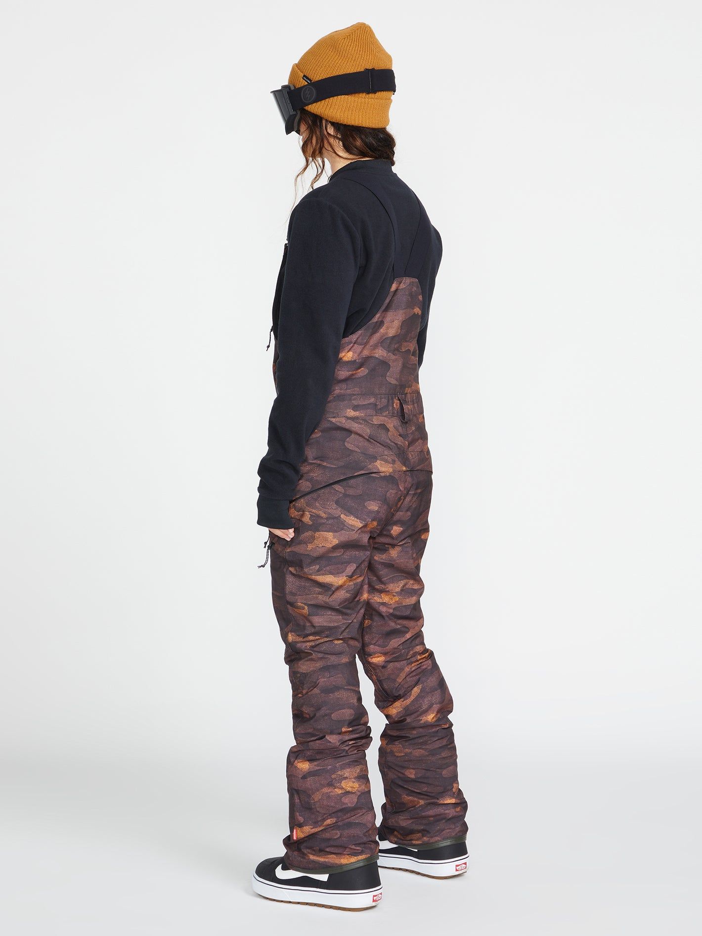 Womens Elm Stretch Gore Bib Overall - Dusk Camo (2022) sold by Volcom product image thumbnail 3