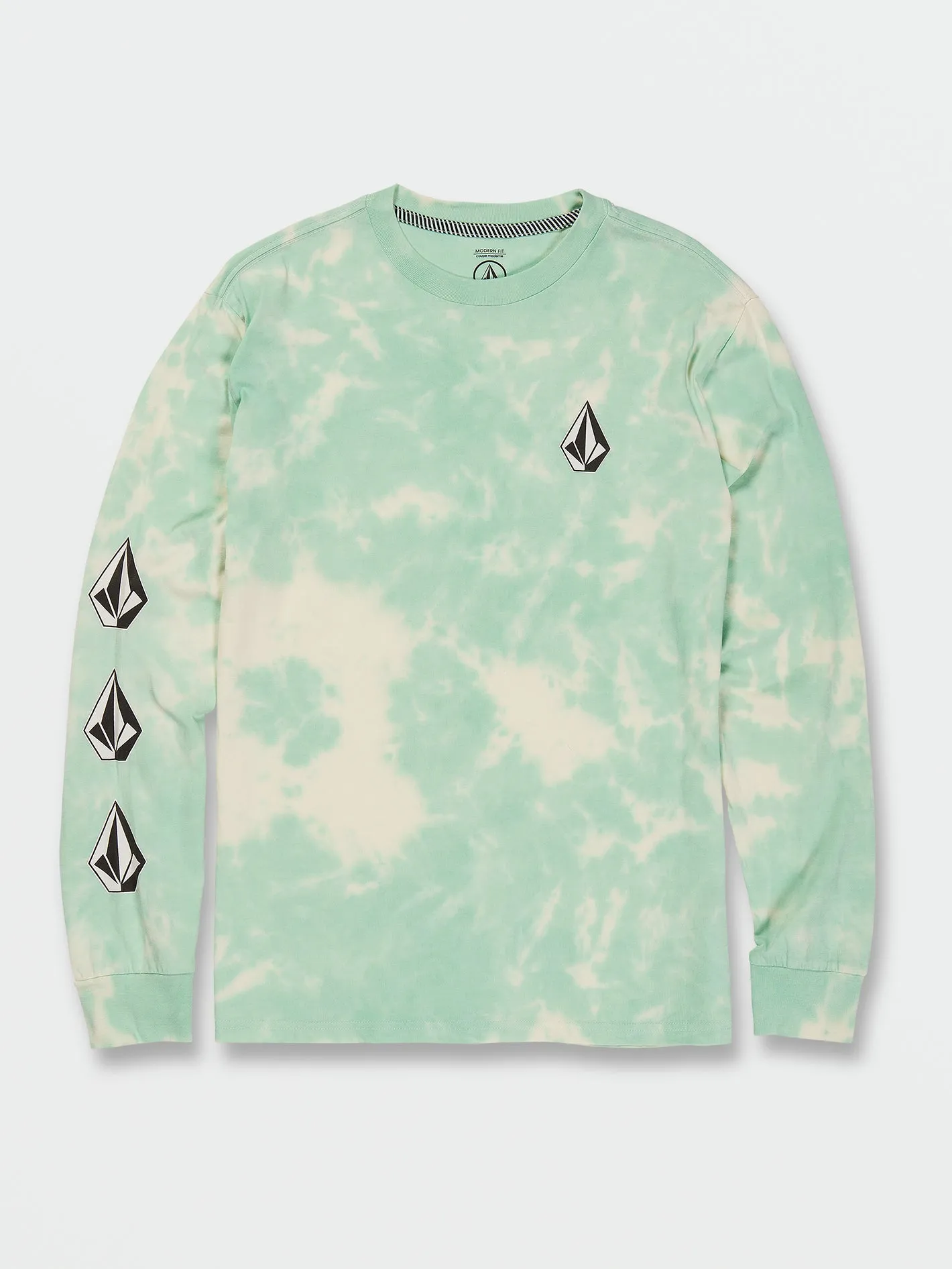 Iconic Stone Dye Long Sleeve Tee - Ice sold by Volcom product image thumbnail 2