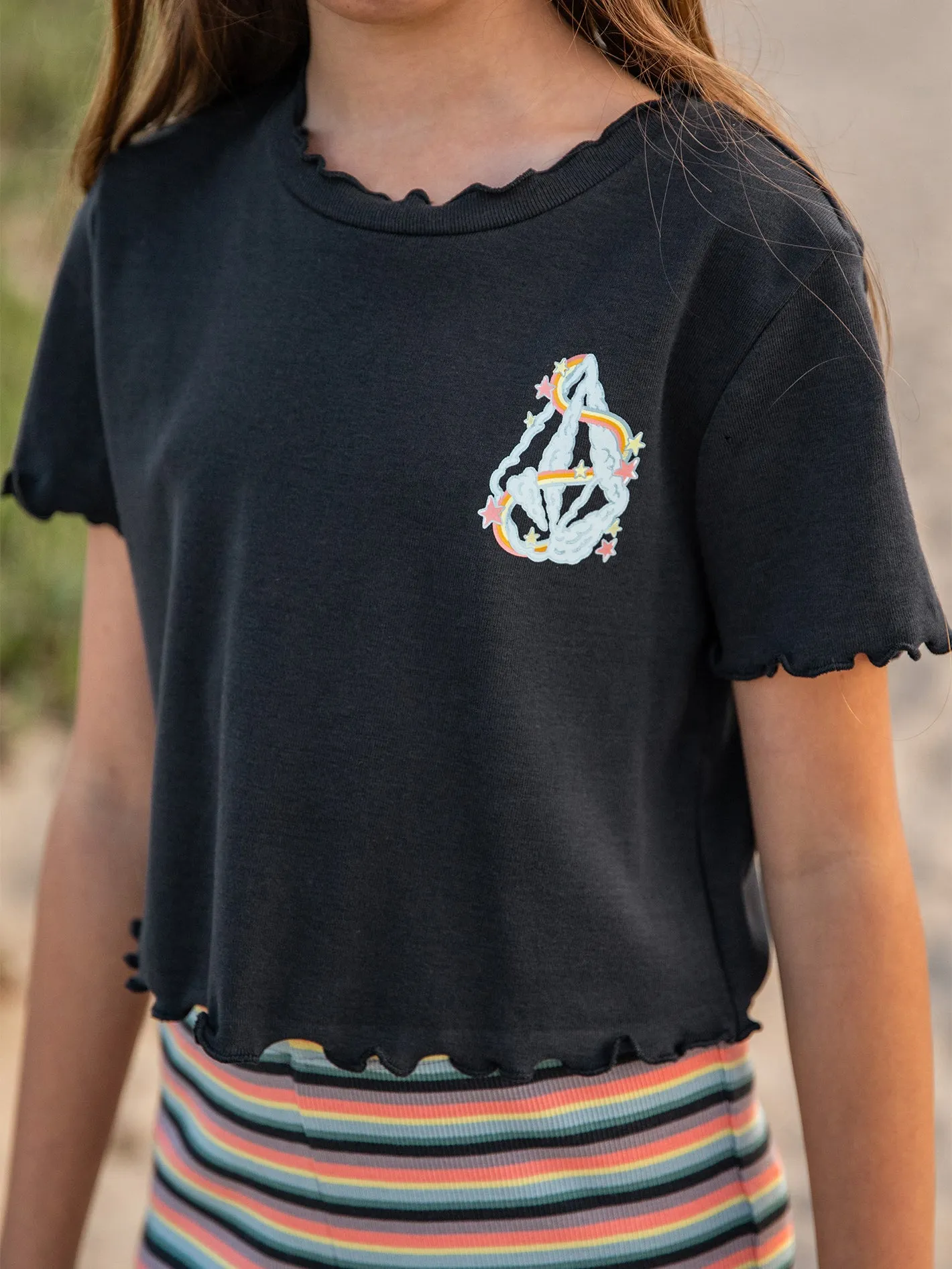 Girls 1991 Short Sleeve Shirt - Black sold by Volcom