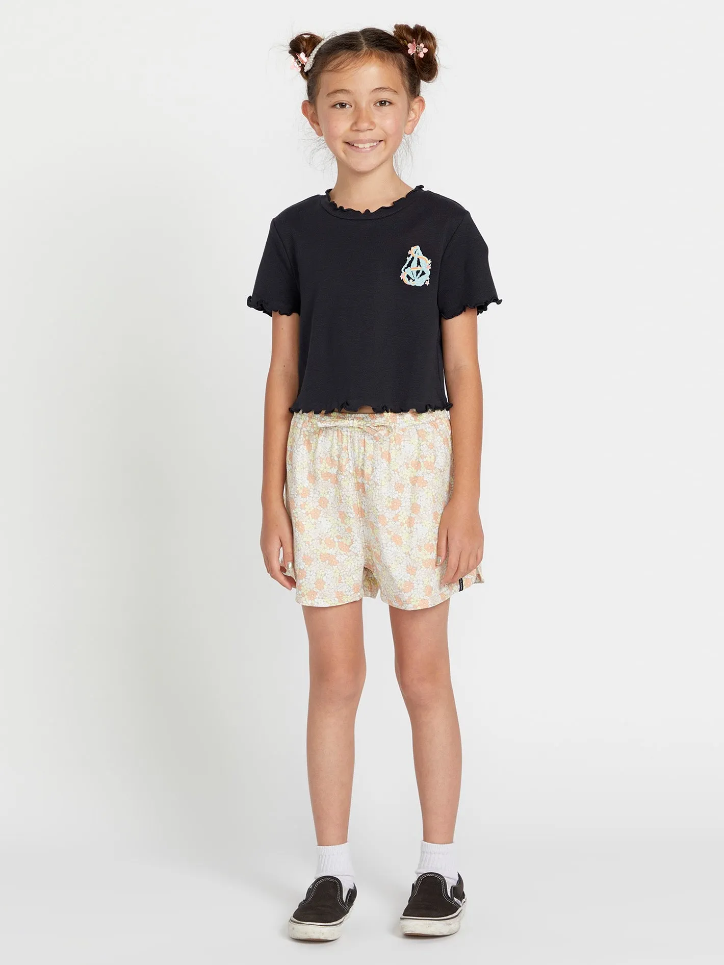 Girls 1991 Short Sleeve Shirt - Black sold by Volcom product image thumbnail 3