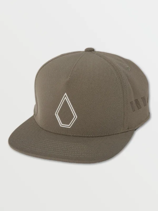 Whitmore 110 Snapback Hat - Army Green Combo sold by Volcom