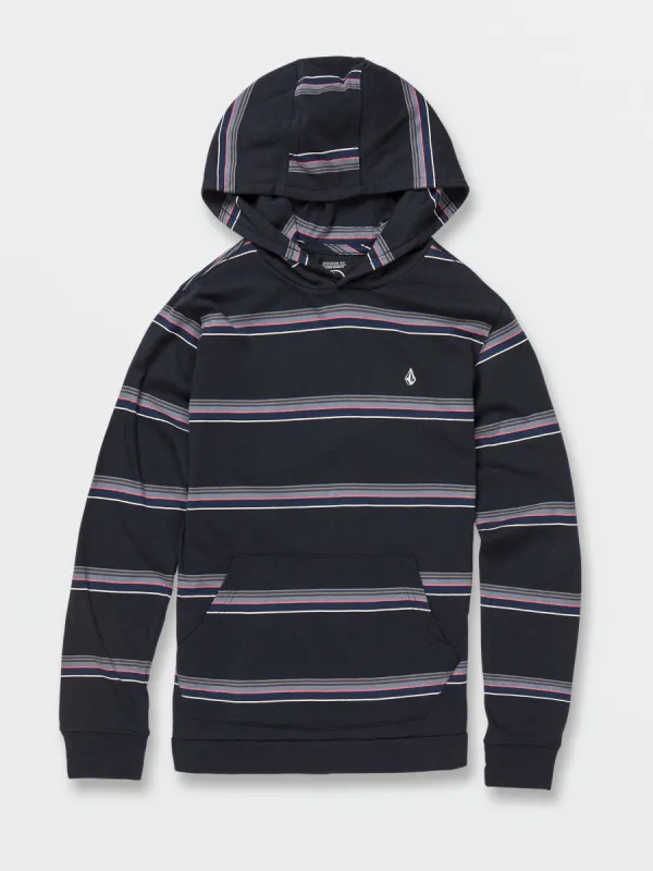Outstoned Hooded Long Sleeve Shirt - Navy sold by Volcom