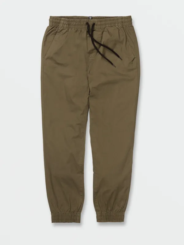 Cleaver Joggers - Military sold by Volcom