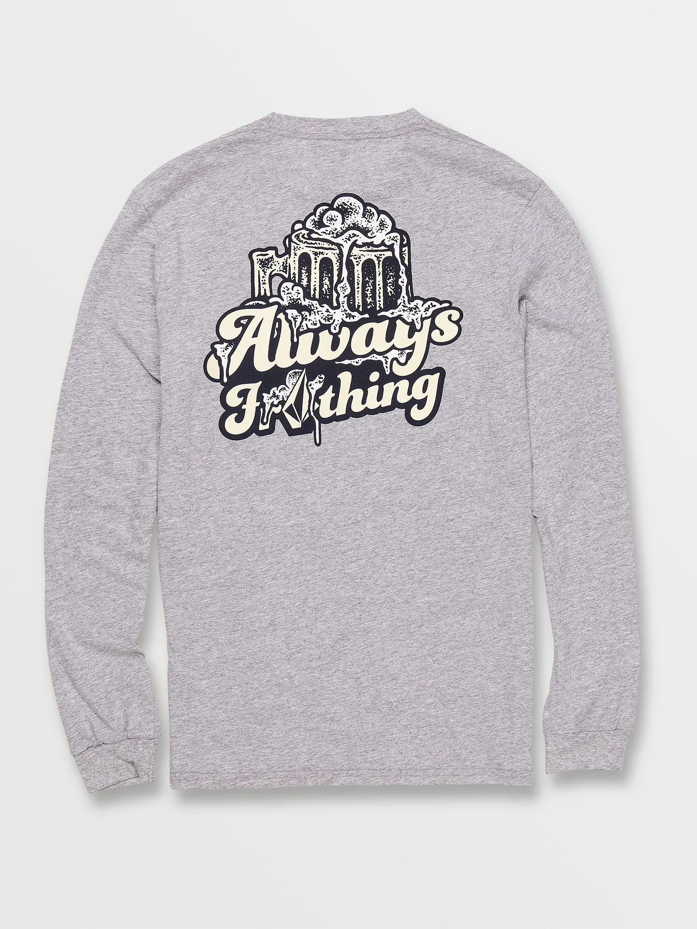 Frothy Days Long Sleeve Tee - Heather Grey sold by Volcom product image thumbnail 2