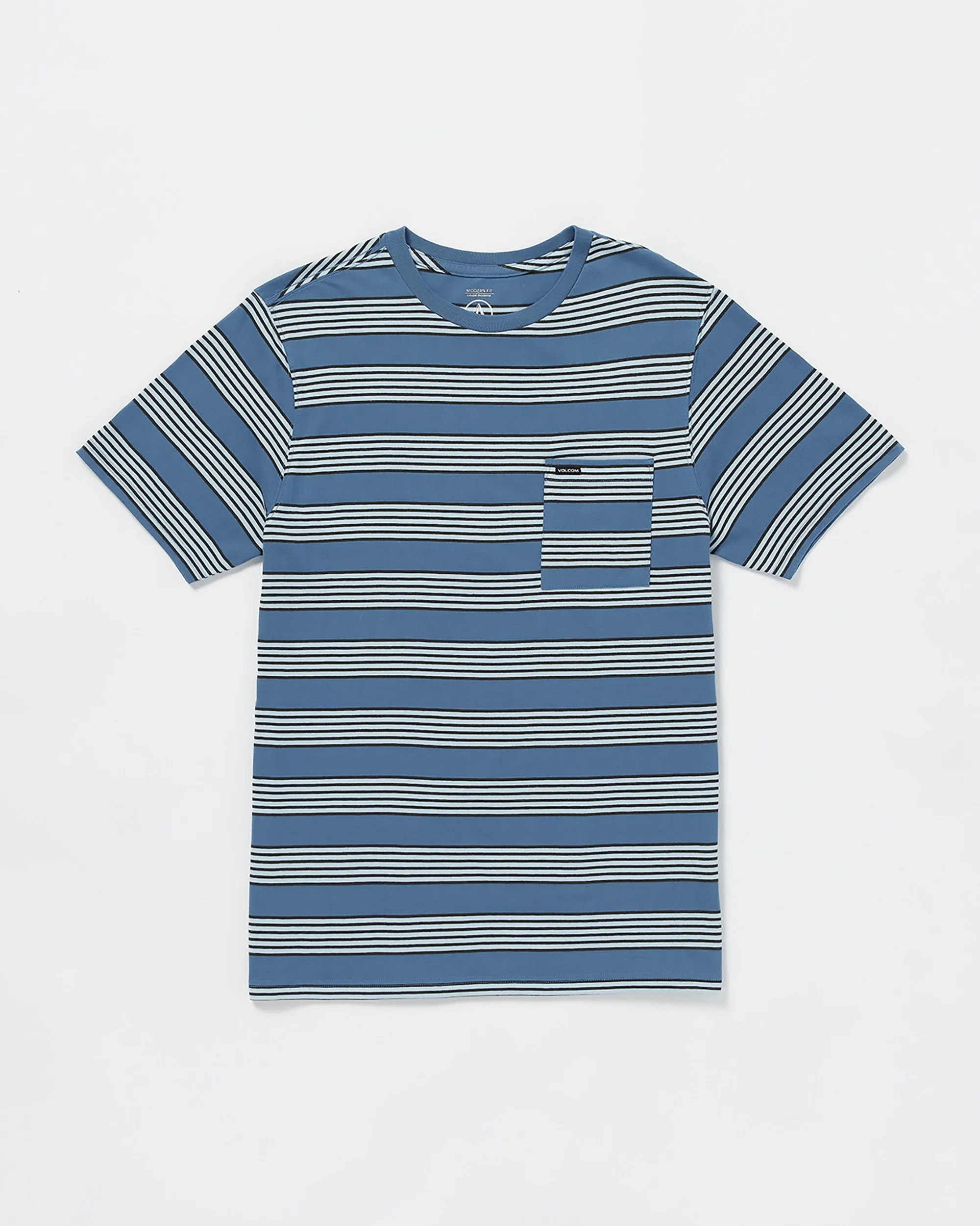 Big Boys Swingstone Short Sleeve Shirt - Blue sold by Volcom