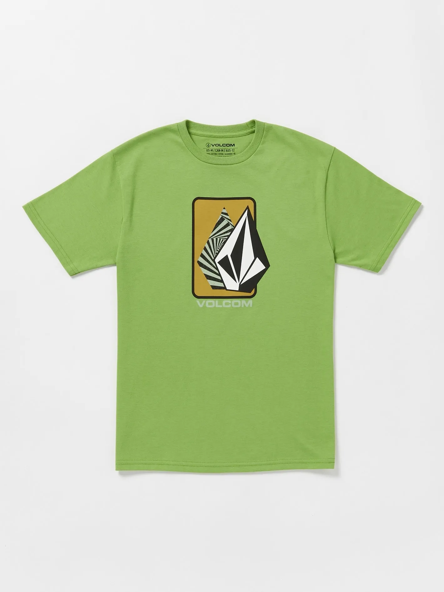 Little Boys Ramp Stone Geo Short Sleeve Tee - Seaweed Green sold by Volcom