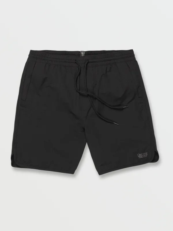 New Aged Stone Elastic Waist Shorts - Black sold by Volcom