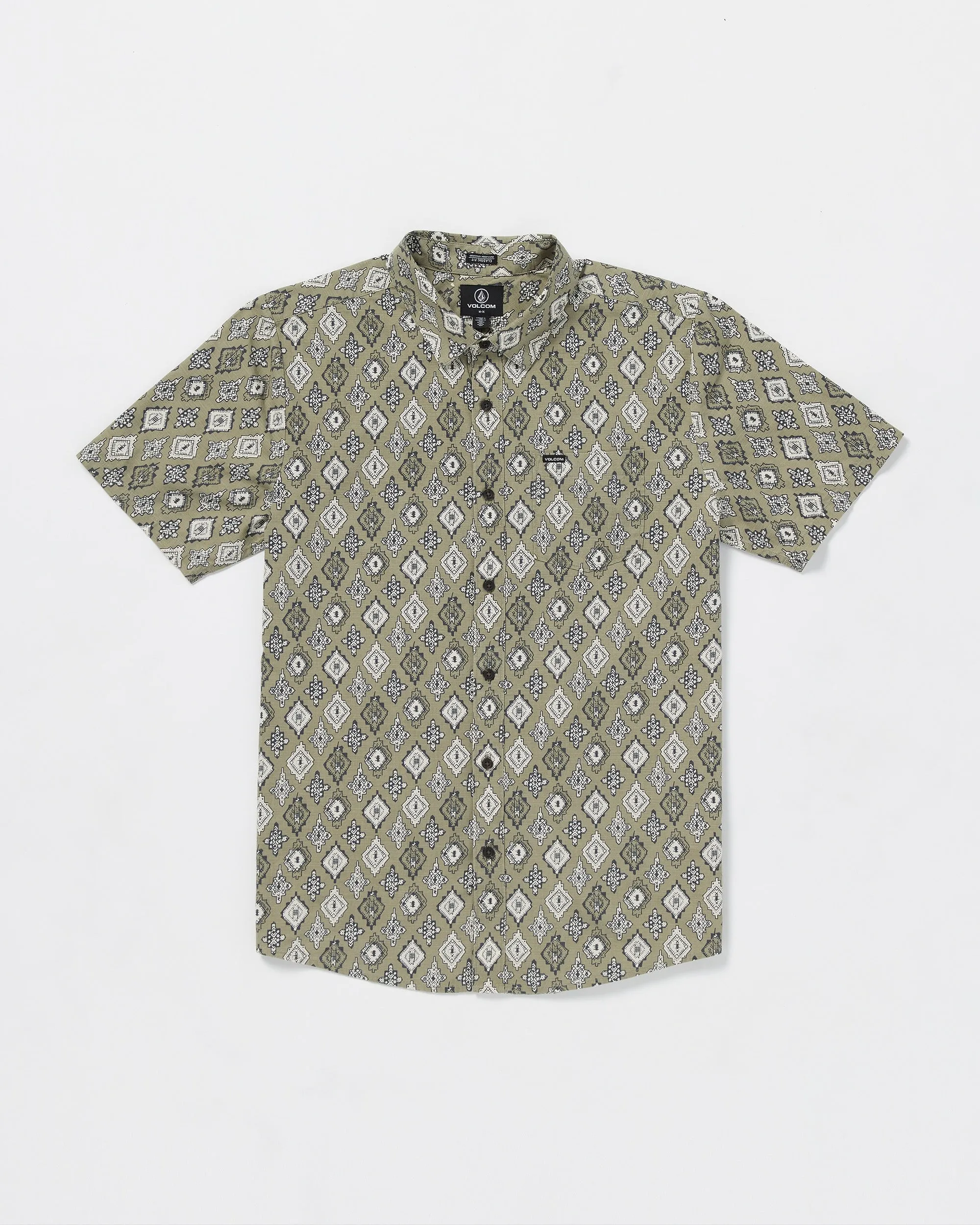Scaler Stone Woven Short Sleeve Shirt - Thyme Green sold by Volcom product image thumbnail 3