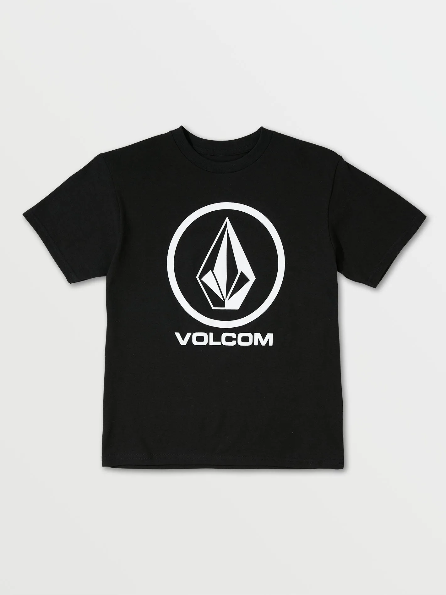 Big Boys Circle Corp Short Sleeve Tee - Black sold by Volcom