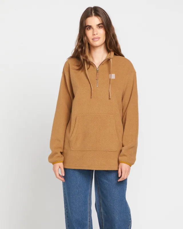 Pheelin Phresh Mock Neck Sweatshirt - Vintage Brown sold by Volcom