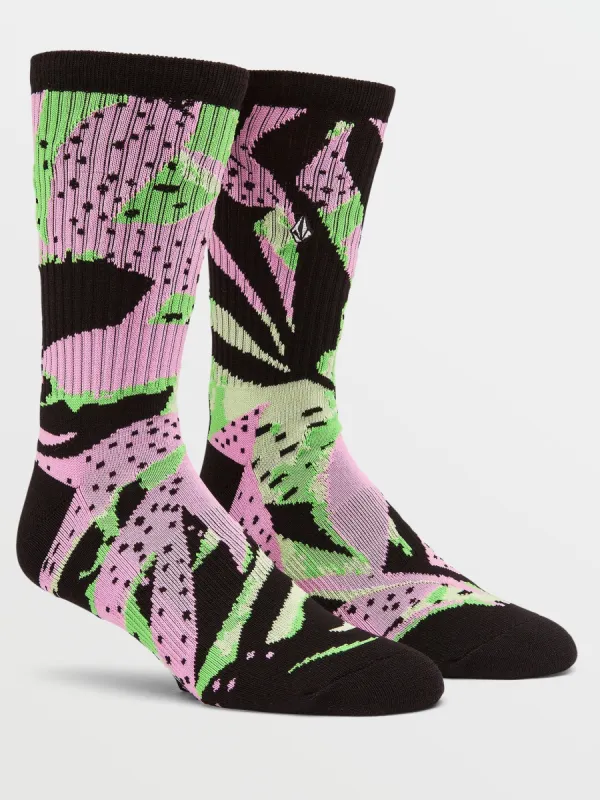 Stoney Shred Socks - Poison Green sold by Volcom
