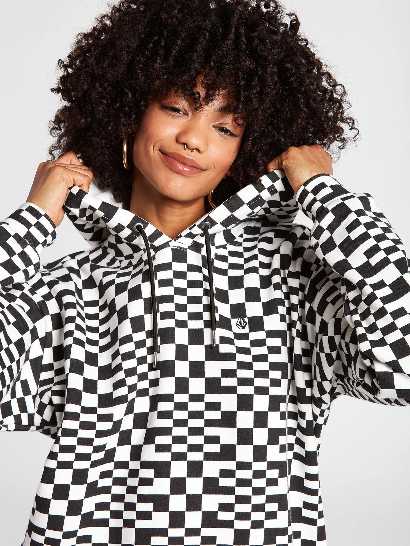 Check You Out Hoodie - Black White sold by Volcom product image thumbnail 5