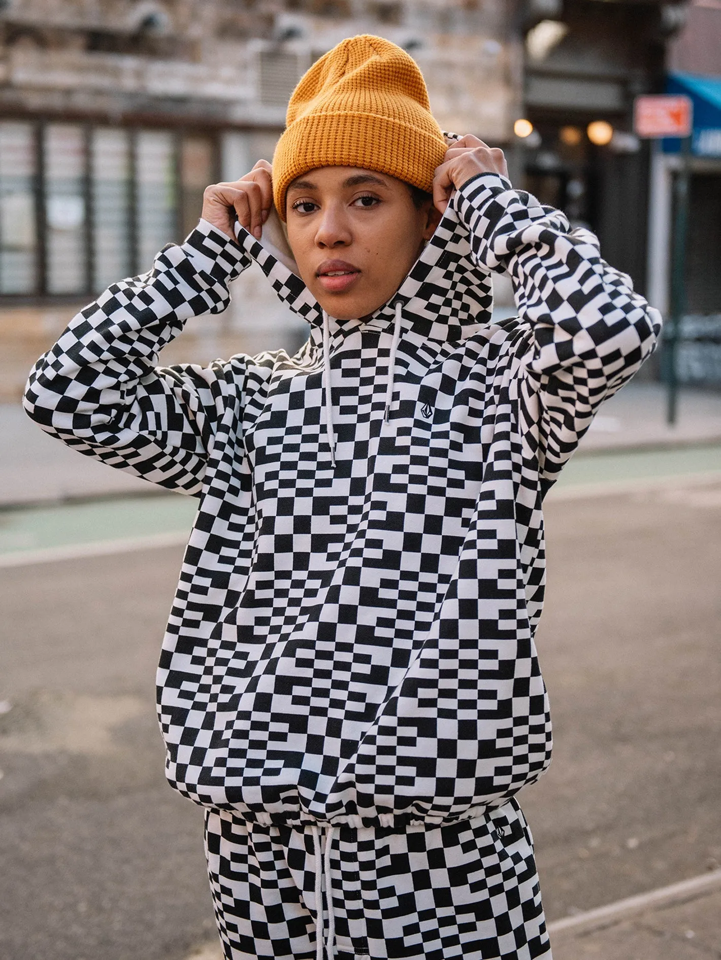 Check You Out Hoodie - Black White sold by Volcom