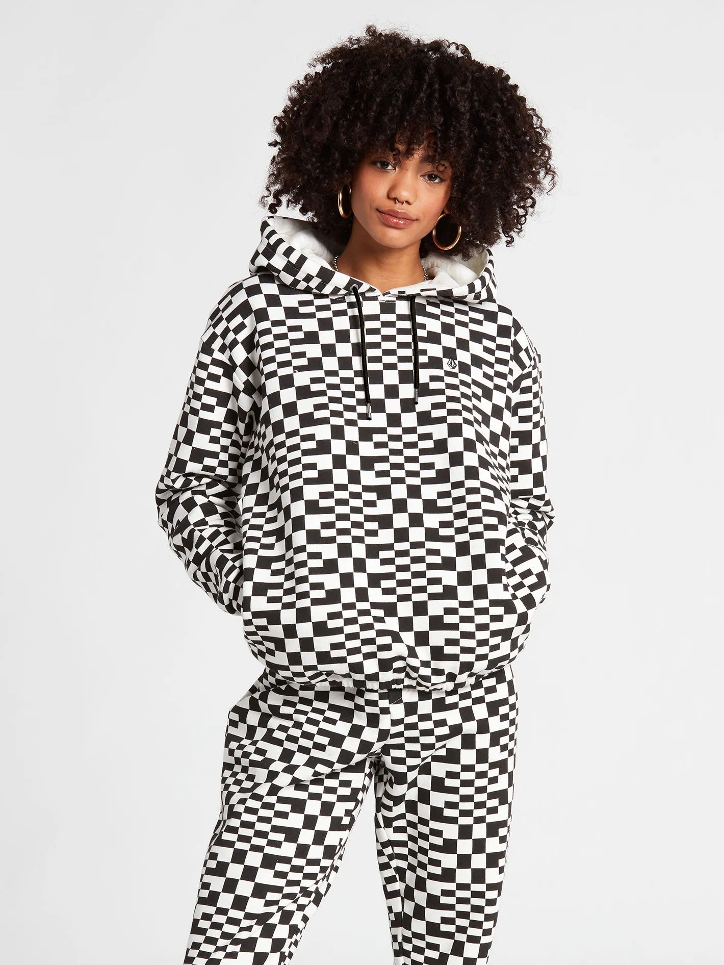 Check You Out Hoodie - Black White sold by Volcom product image thumbnail 3