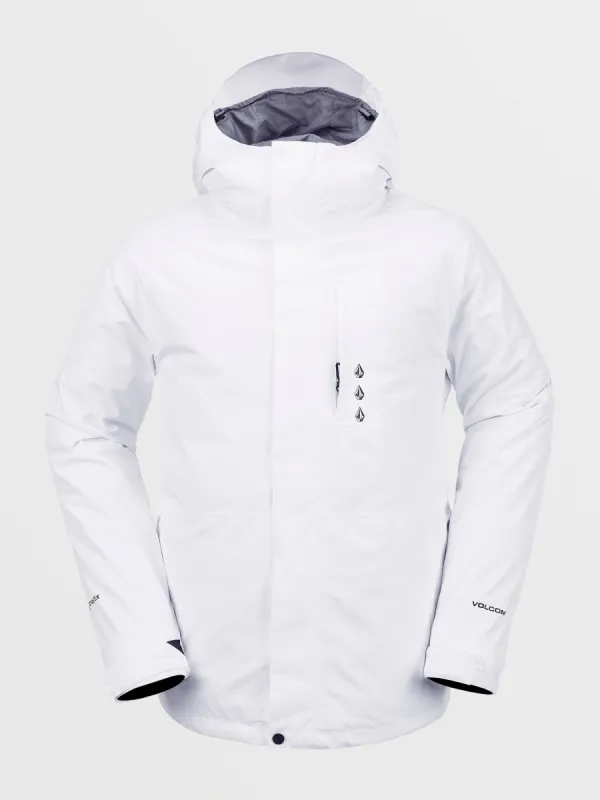 Mens Dua Gore-Tex Jacket - White sold by Volcom