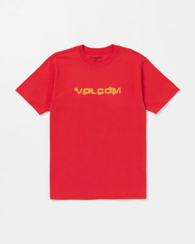 Newro Short Sleeve Tee - Ribbon Red sold by Volcom