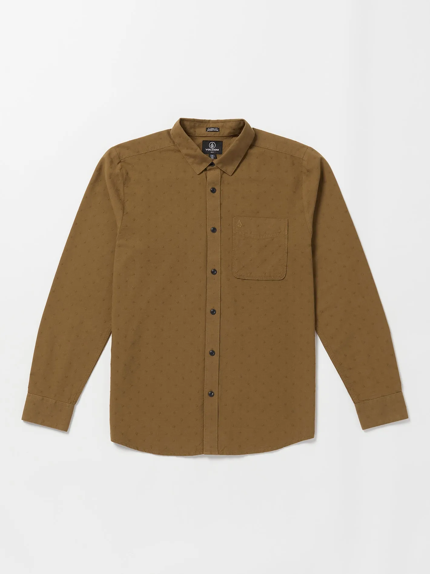 Date Knight Long Sleeve Shirt - Mud sold by Volcom