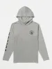 Hodad Hooded Long Sleeve Shirt - Heather Grey sold by Volcom