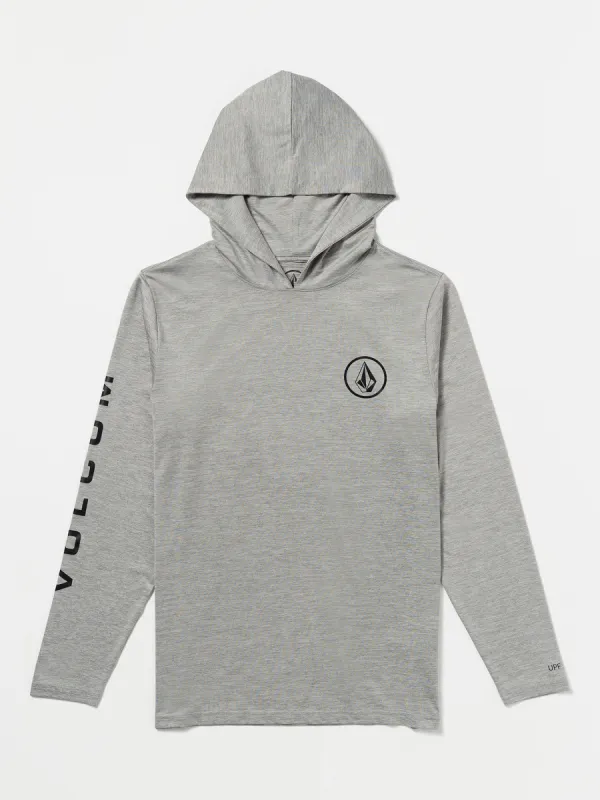 Hodad Hooded Long Sleeve Shirt - Heather Grey sold by Volcom