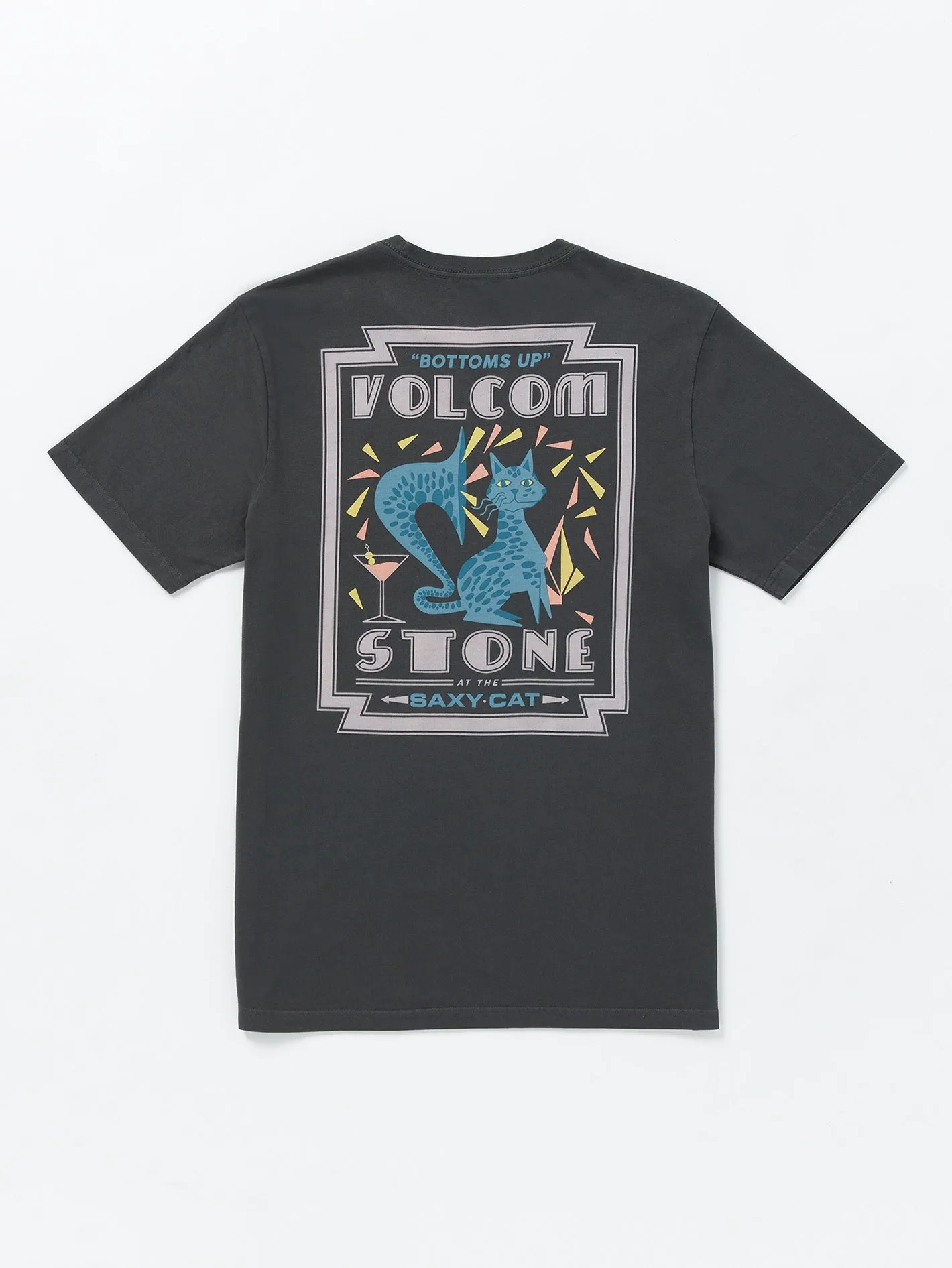 Saxy Cat Short Sleeve Tee - Stealth sold by Volcom product image thumbnail 2