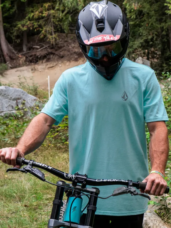 Stone Tech Short Sleeve Tee - Neon Blue sold by Volcom