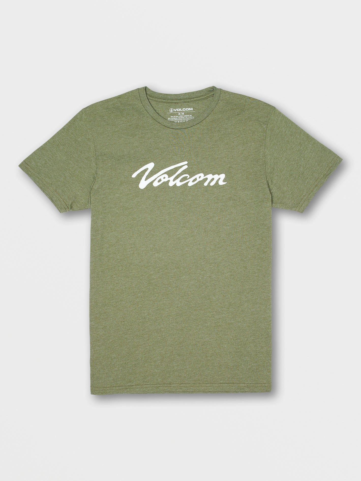 Swifted Short Sleeve Heather Tee - Military sold by Volcom