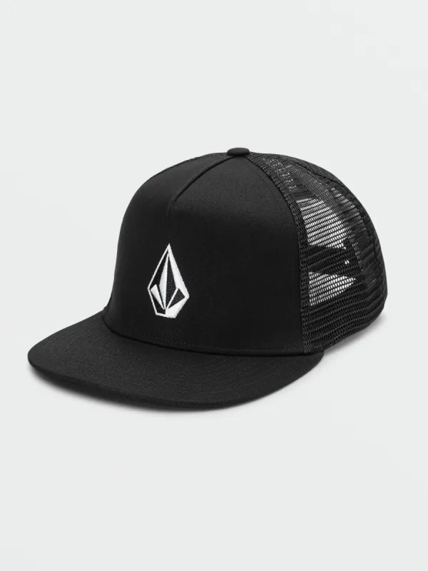 Big Boys V Full Stone Trucker Hat - Black sold by Volcom