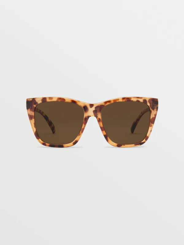 Looky Lou Sunglasses - Polka Tort/Bronze sold by Volcom