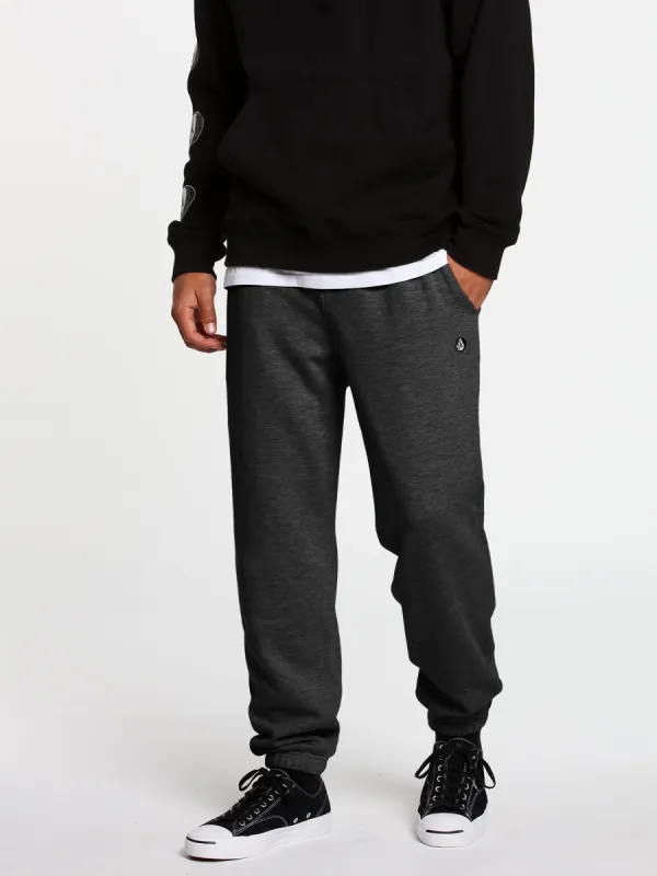 Foreman Fleece Pants - Sulfur Black made by Volcom