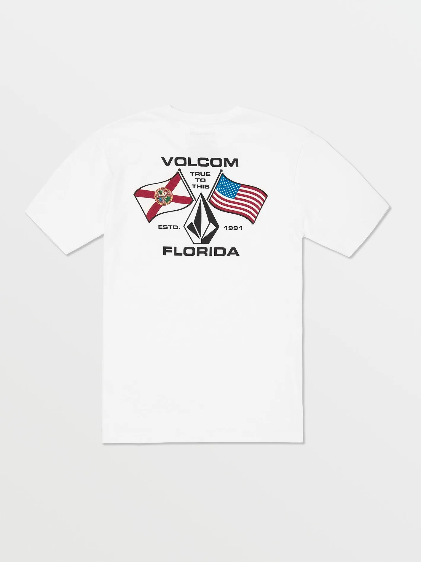 Floridaflag Short Sleeve Tee - White sold by Volcom product image thumbnail 2