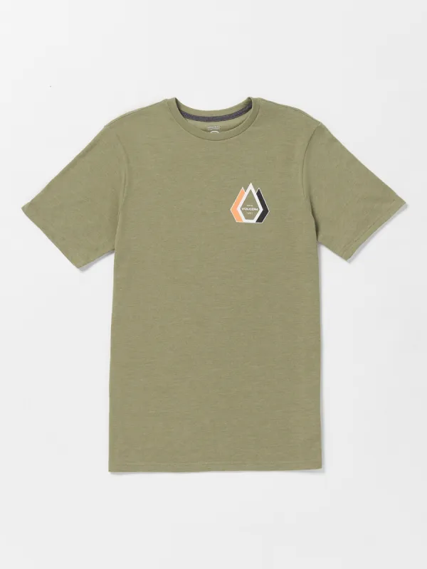 Link Fill Short Sleeve Tee - Thyme Green Heather sold by Volcom