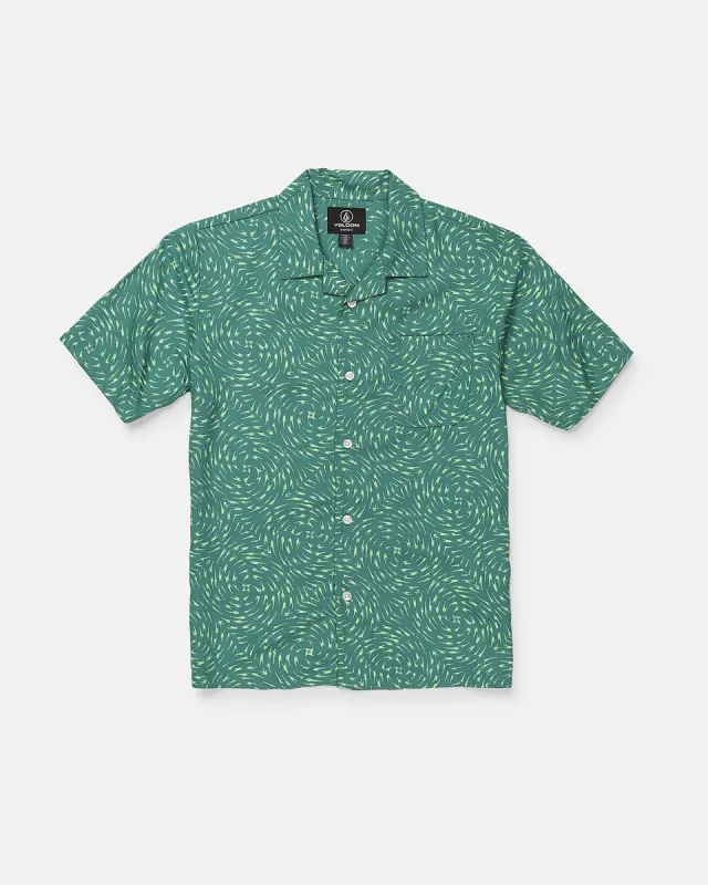 Big Boys Packed Up Short Sleeve Shirt - Green sold by Volcom