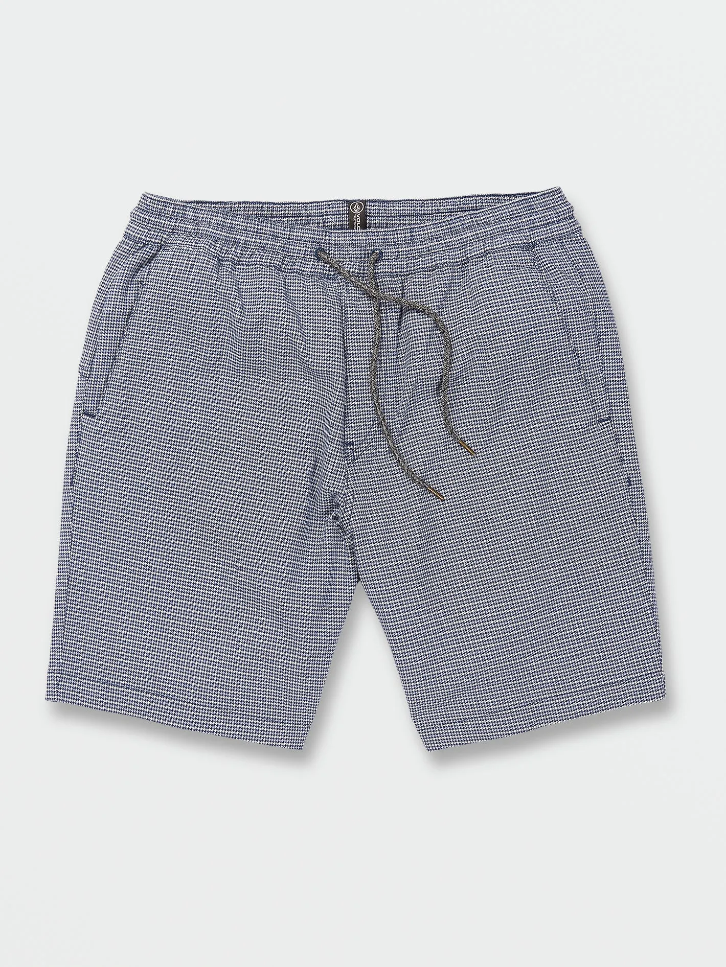 Frickin Mix Elastic Waist Shorts - Navy sold by Volcom