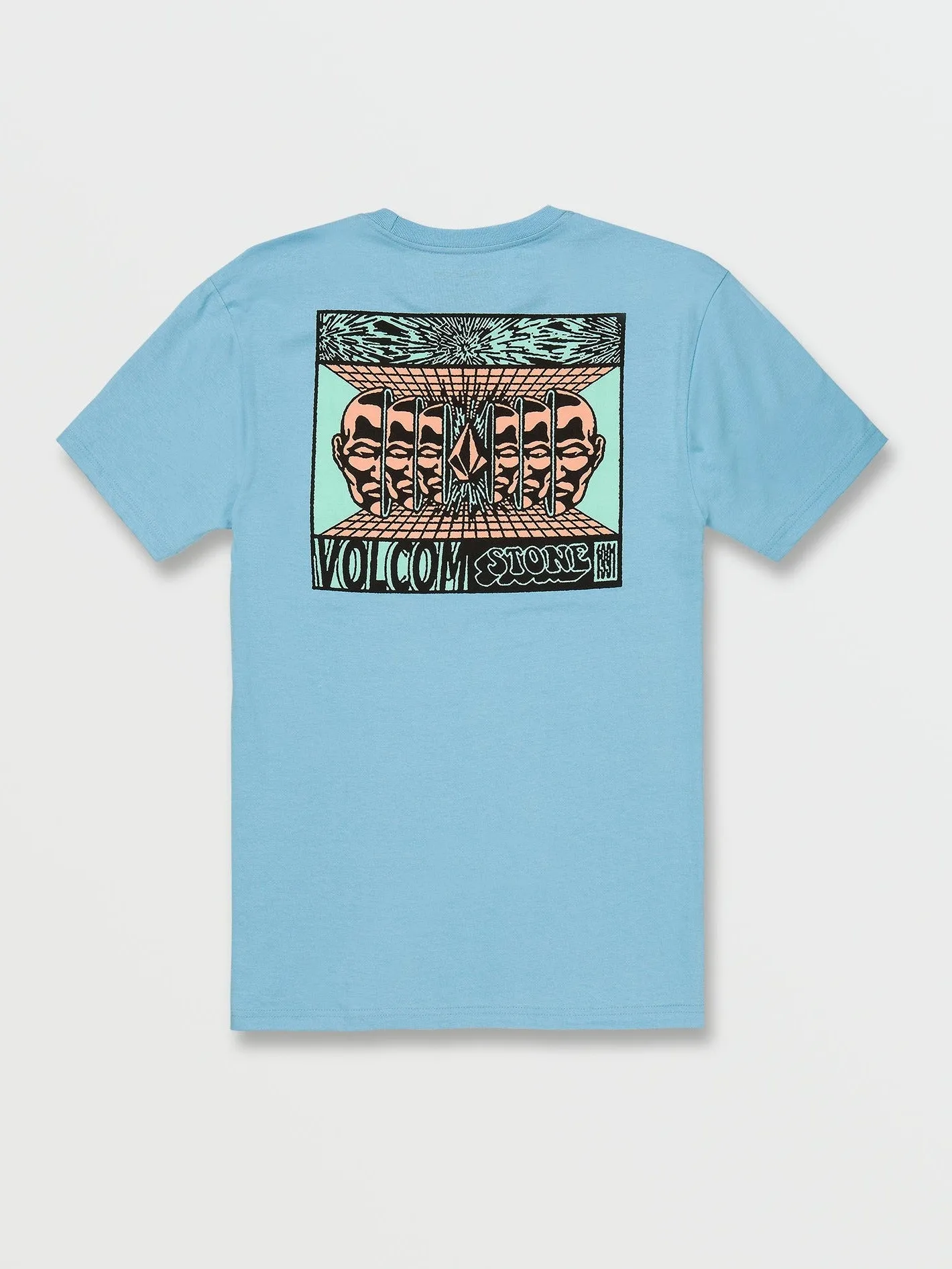 Enthused Short Sleeve Tee - Sky sold by Volcom product image thumbnail 2