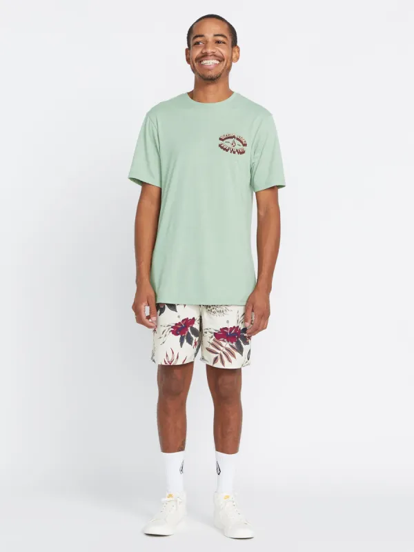 Mechanic Short Sleeve Tee - Slate Heather sold by Volcom